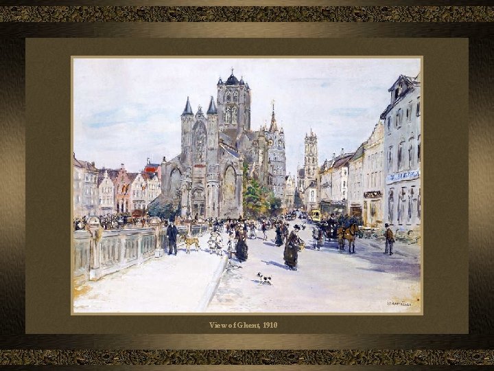 View of Ghent, 1910 