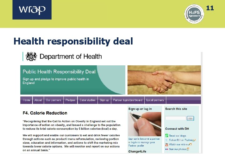 11 Health responsibility deal 