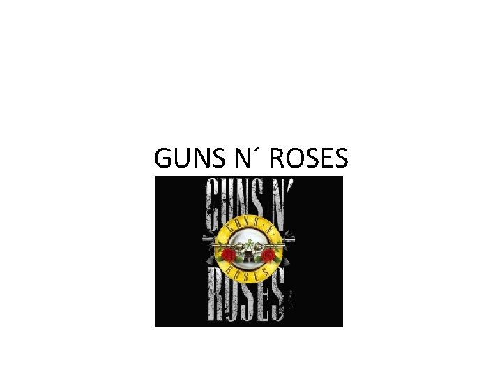 GUNS N´ ROSES 