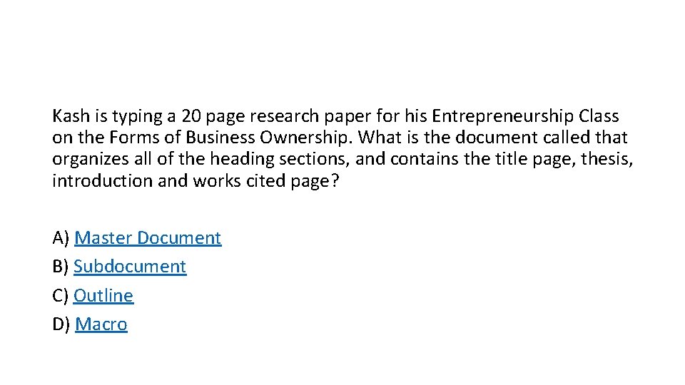 Kash is typing a 20 page research paper for his Entrepreneurship Class on the Kash is typing a 20 page research paper for his Entrepreneurship Class on the
