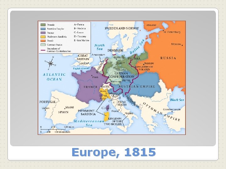 Europe, 1815 
