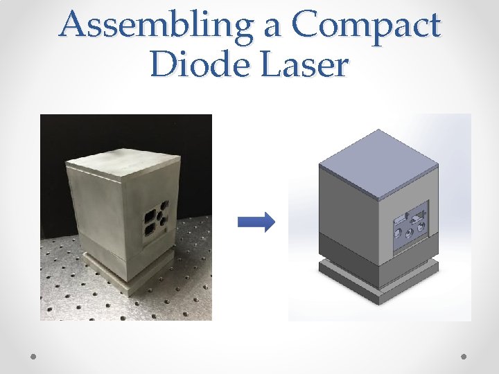 Assembling a Compact Diode Laser 