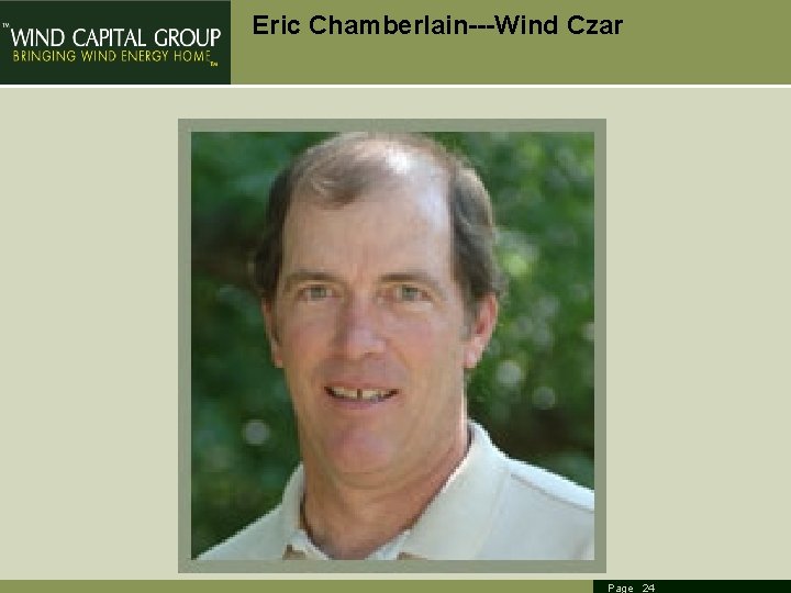 Eric Chamberlain---Wind Czar Page 24 