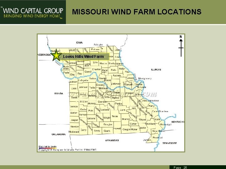 MISSOURI WIND FARM LOCATIONS Loess Hills Wind Farm Page 25 