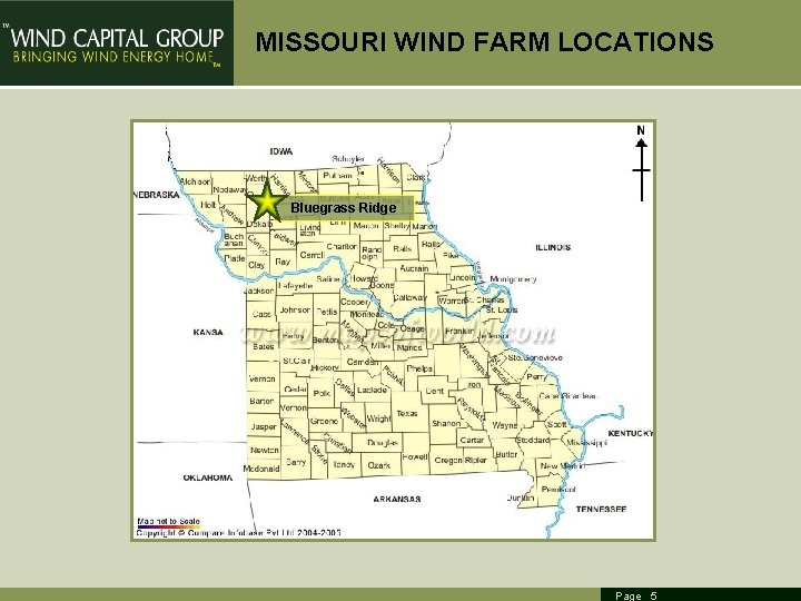 MISSOURI WIND FARM LOCATIONS Bluegrass Ridge Page 5 