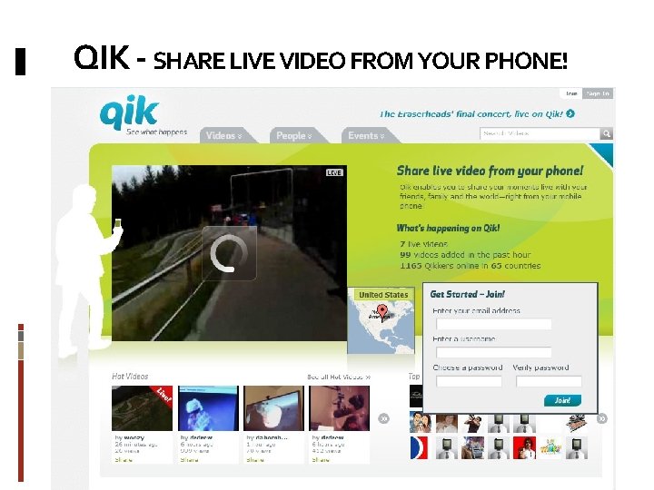 QIK - SHARE LIVE VIDEO FROM YOUR PHONE! 