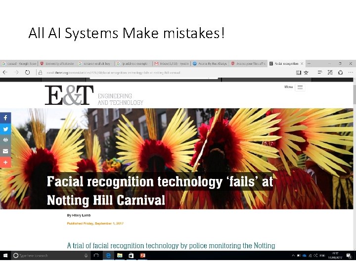 All AI Systems Make mistakes! 27 All AI Systems Make mistakes! 27