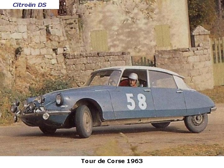 Citroën DS Tour de Corse 1963 