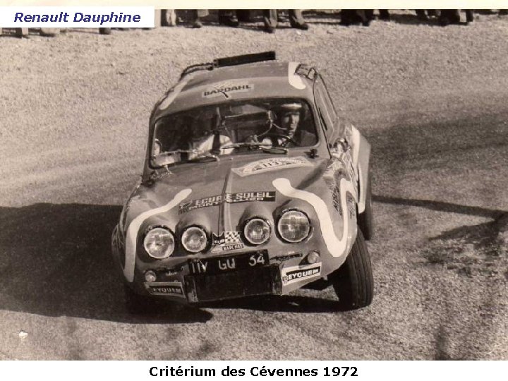 Renault Dauphine Critérium des Cévennes 1972 