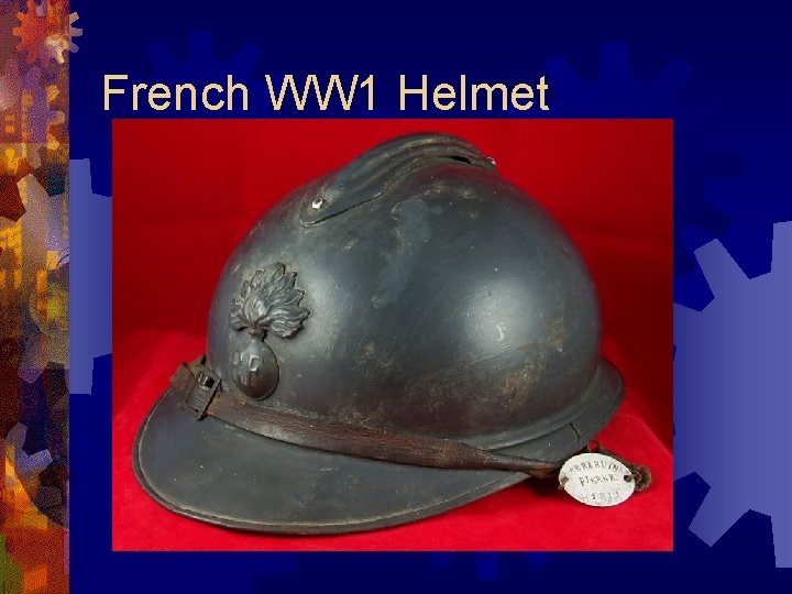 French WW 1 Helmet 