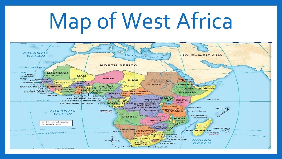 Map of West Africa 