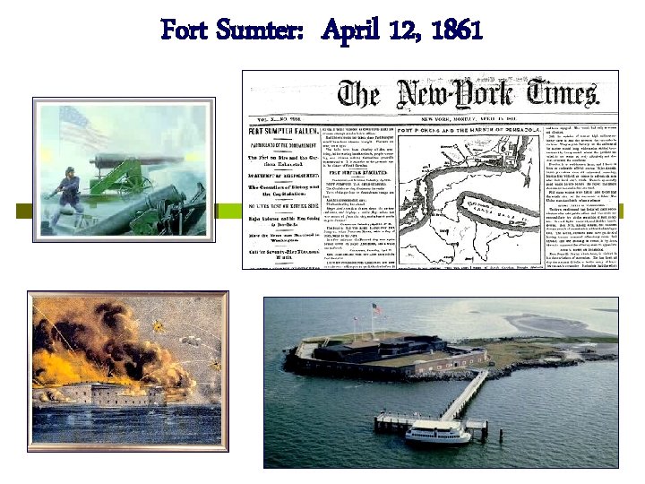 Fort Sumter: April 12, 1861 