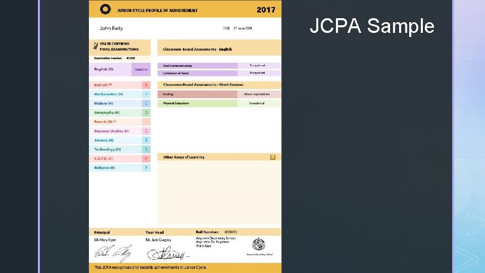 z JCPA Sample 