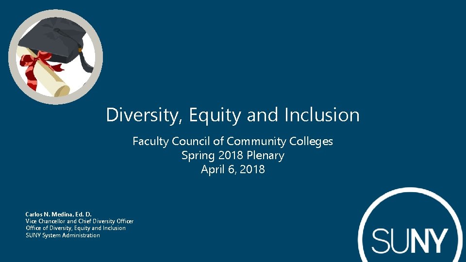 Diversity, Equity and Inclusion Faculty Council of Community Colleges Spring 2018 Plenary April 6,