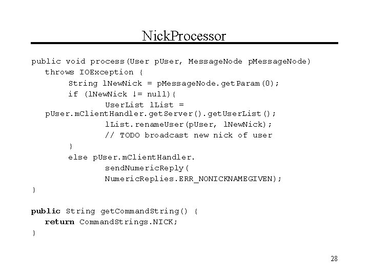 Nick. Processor public void process(User p. User, Message. Node p. Message. Node) throws IOException