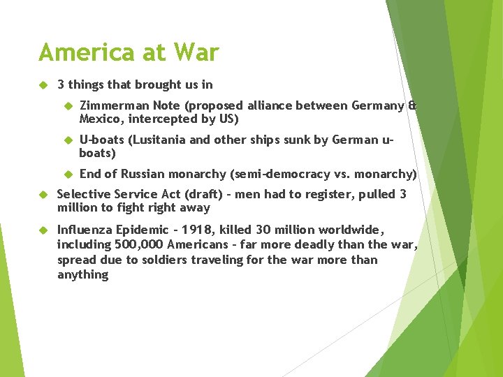 America at War 3 things that brought us in Zimmerman Note (proposed alliance between
