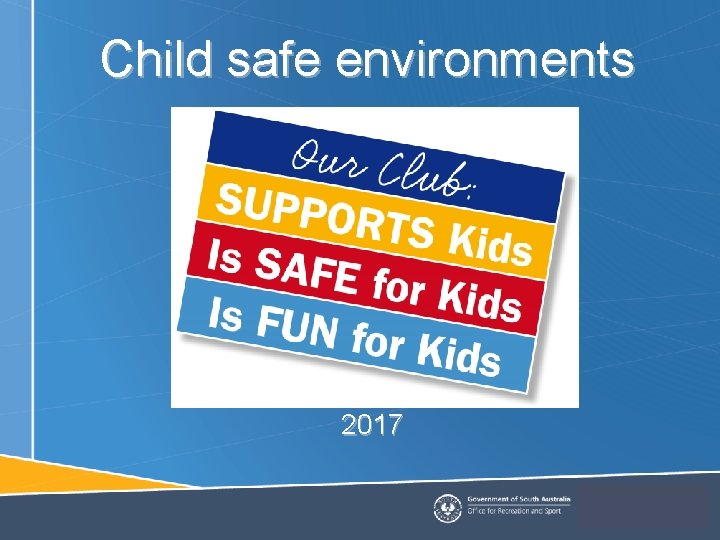 Child safe environments 2017 