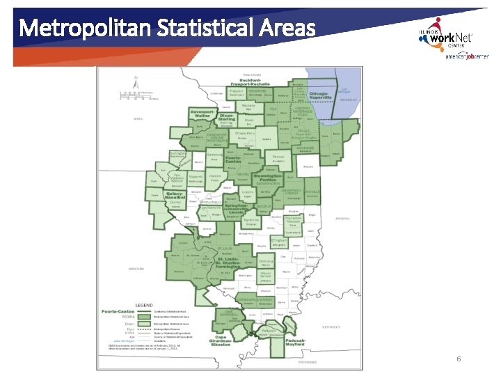 Metropolitan Statistical Areas 6 