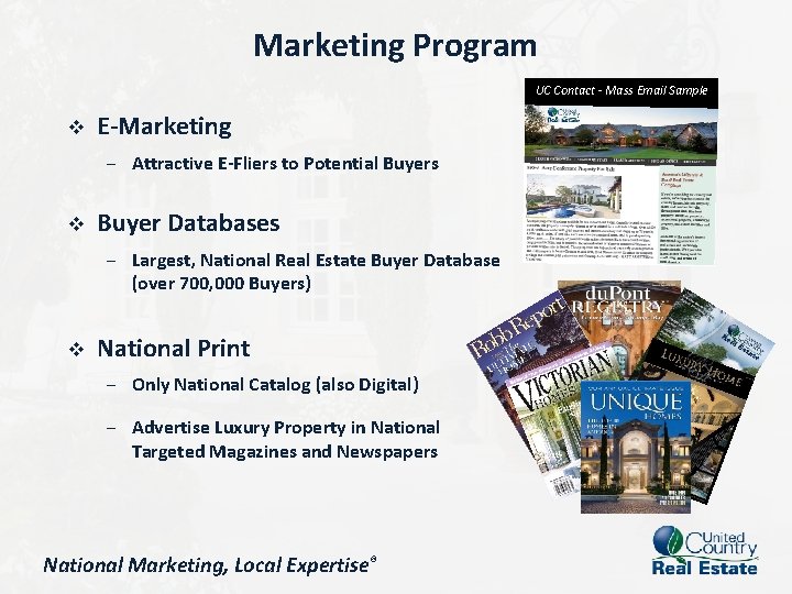 Marketing Program UC Contact - Mass Email Sample v E-Marketing ‒ Attractive E-Fliers to