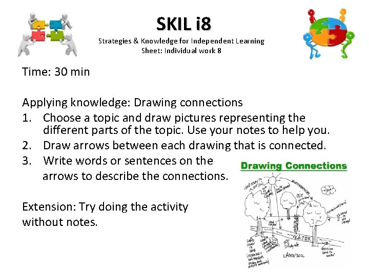 SKIL i 8 Strategies & Knowledge for Independent Learning Sheet: Individual work 8 Time: