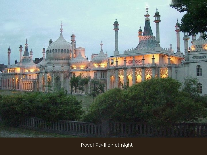 Royal Pavilion at night 