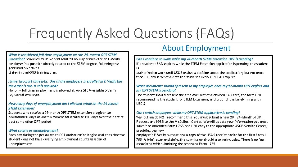 Frequently Asked Questions (FAQs) What is considered full-time employment on the 24 - month