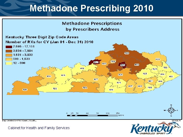 Methadone Prescribing 2010 Cabinet for Health and Family Services 