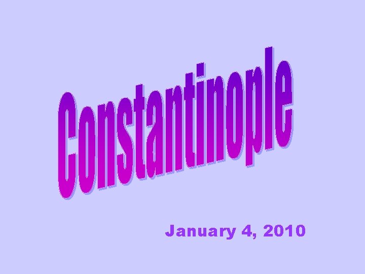 January 4, 2010 