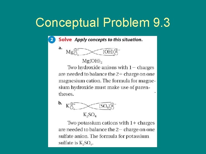 9. 3 Conceptual Problem 9. 3 