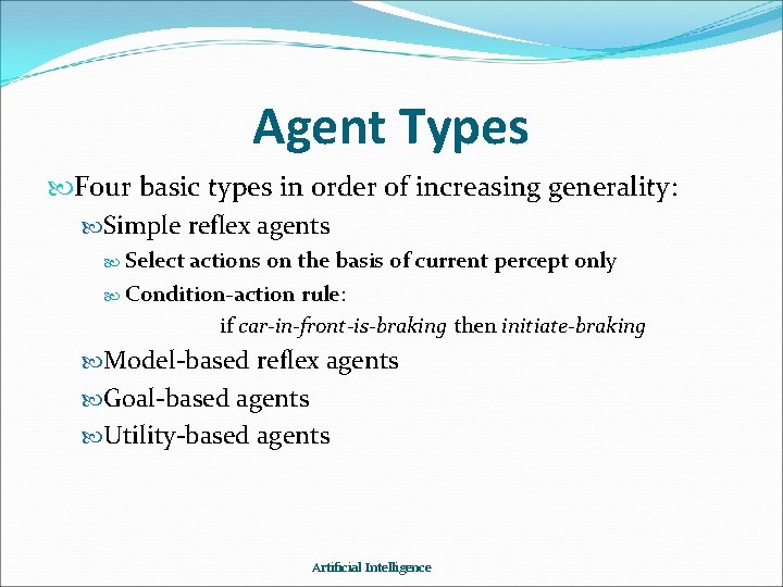 Intelligent Agents Outline Agents And Environments Rationality Peas