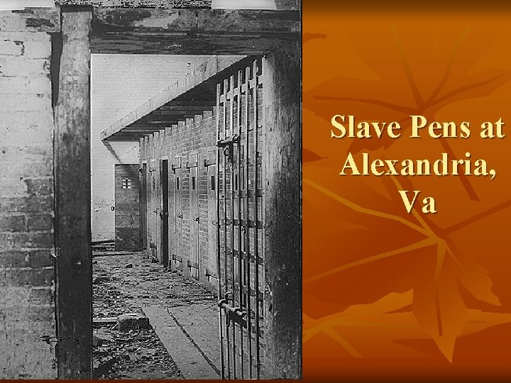 Slave Pens at Alexandria, Va 