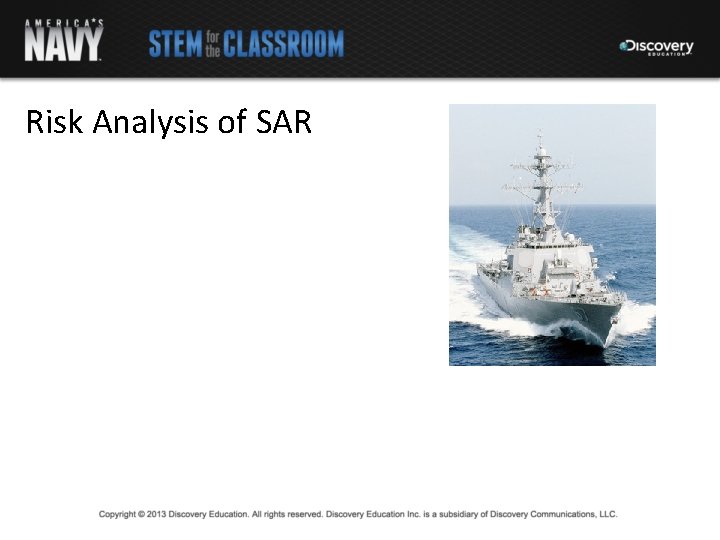 Risk Analysis of SAR 