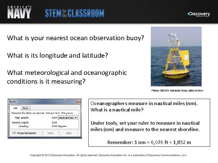 What is your nearest ocean observation buoy? What is its longitude and latitude? What