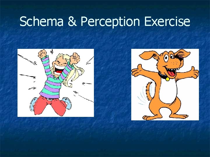 Schema & Perception Exercise 