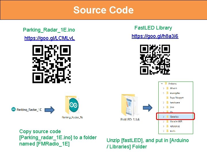Source Code Parking_Radar_1 E. ino https: //goo. gl/LCMLv. L Copy source code [Parking_radar_1 E.