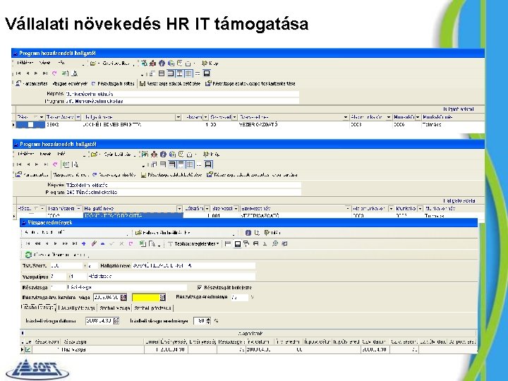 Vállalati növekedés HR IT támogatása 