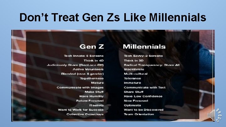 Don’t Treat Gen Zs Like Millennials 