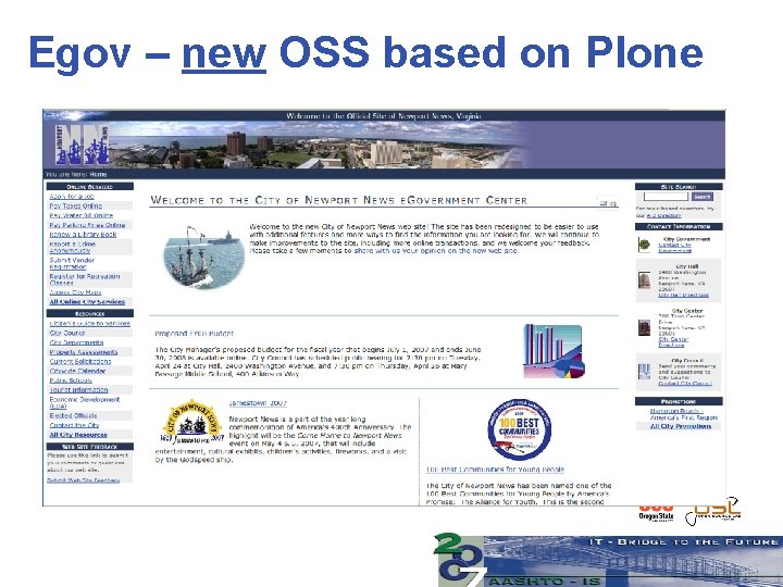 Egov – new OSS based on Plone 