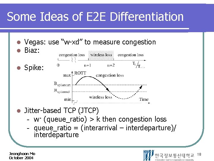 Some Ideas of E 2 E Differentiation l l Vegas: use “w-xd” to measure