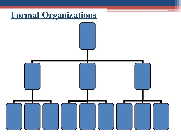Formal Organizations 