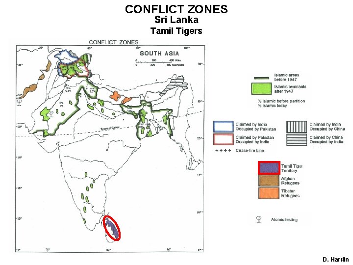 CONFLICT ZONES Sri Lanka Tamil Tigers D. Hardin 