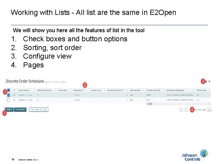 Working with Lists - All list are the same in E 2 Open We Working with Lists - All list are the same in E 2 Open We