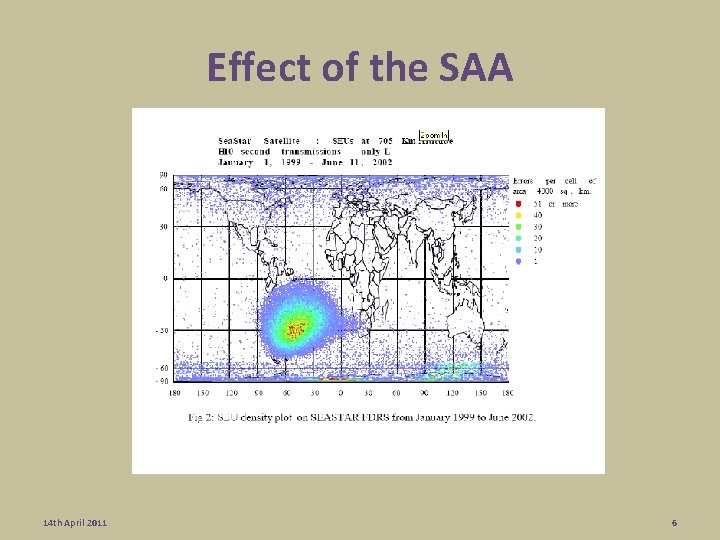Effect of the SAA 14 th April 2011 6 Effect of the SAA 14 th April 2011 6