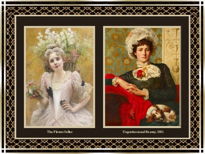 The Flower Seller Unprofessional Beauty, 1885 