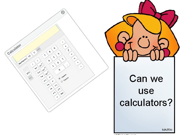 Can we use calculators? 