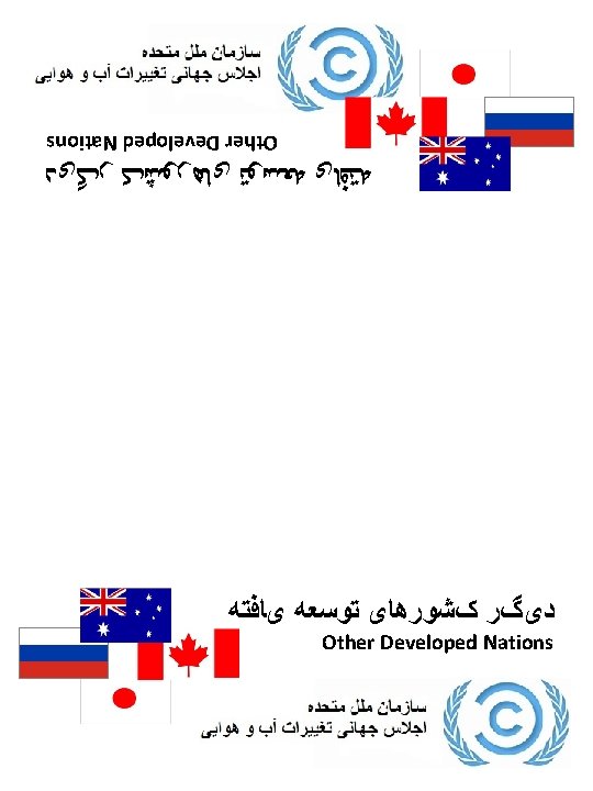 Other Developed Nations ﺩیگﺮ کﺸﻮﺭﻫﺎی ﺗﻮﺳﻌﻪ یﺎﻓﺘﻪ Other Developed Nations 