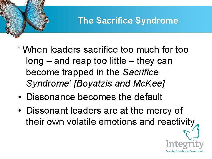 The Sacrifice Syndrome ‘ When leaders sacrifice too much for too long – and