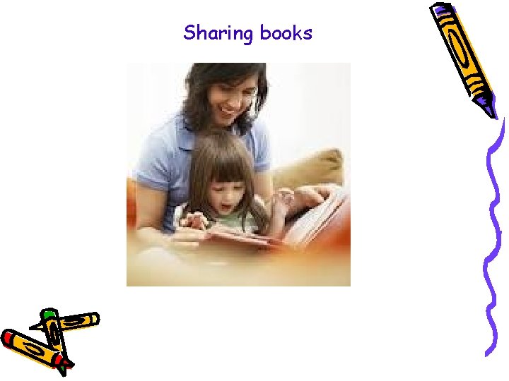 Sharing books Sharing books