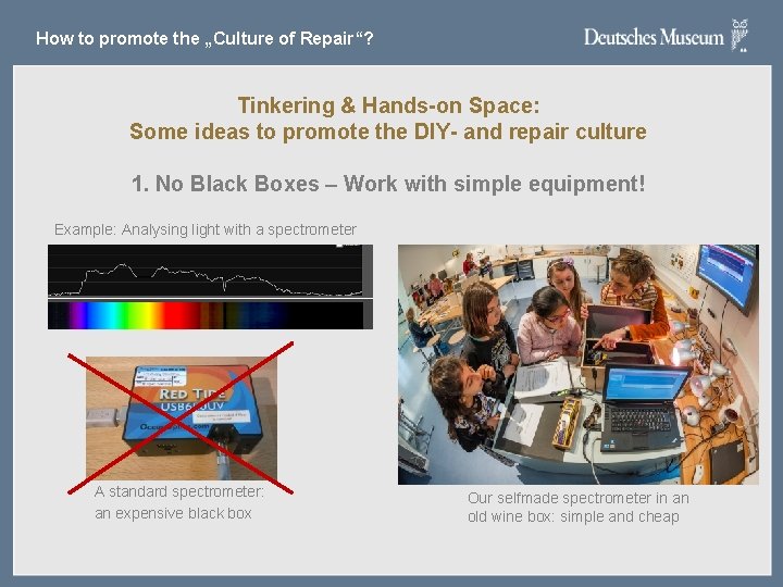 How to promote the „Culture of Repair“? Tinkering & Hands-on Space: Some ideas to How to promote the „Culture of Repair“? Tinkering & Hands-on Space: Some ideas to