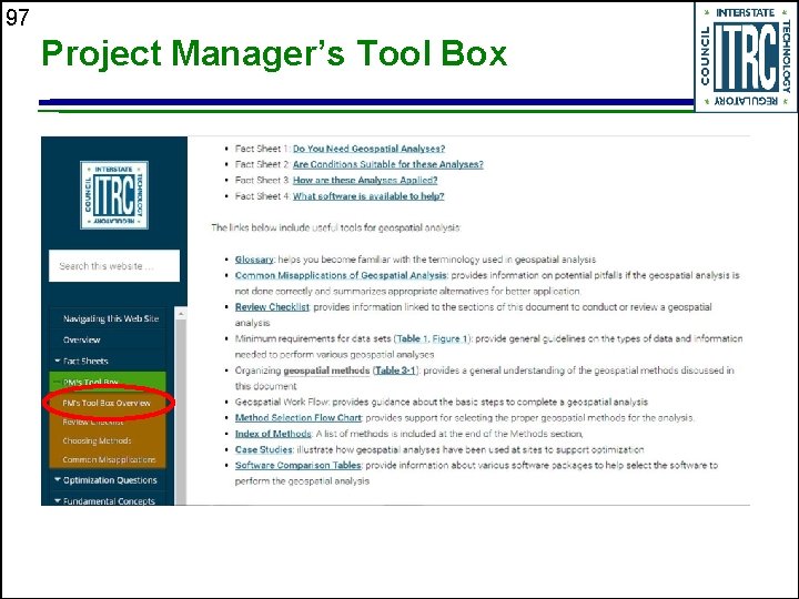 97 Project Manager’s Tool Box 